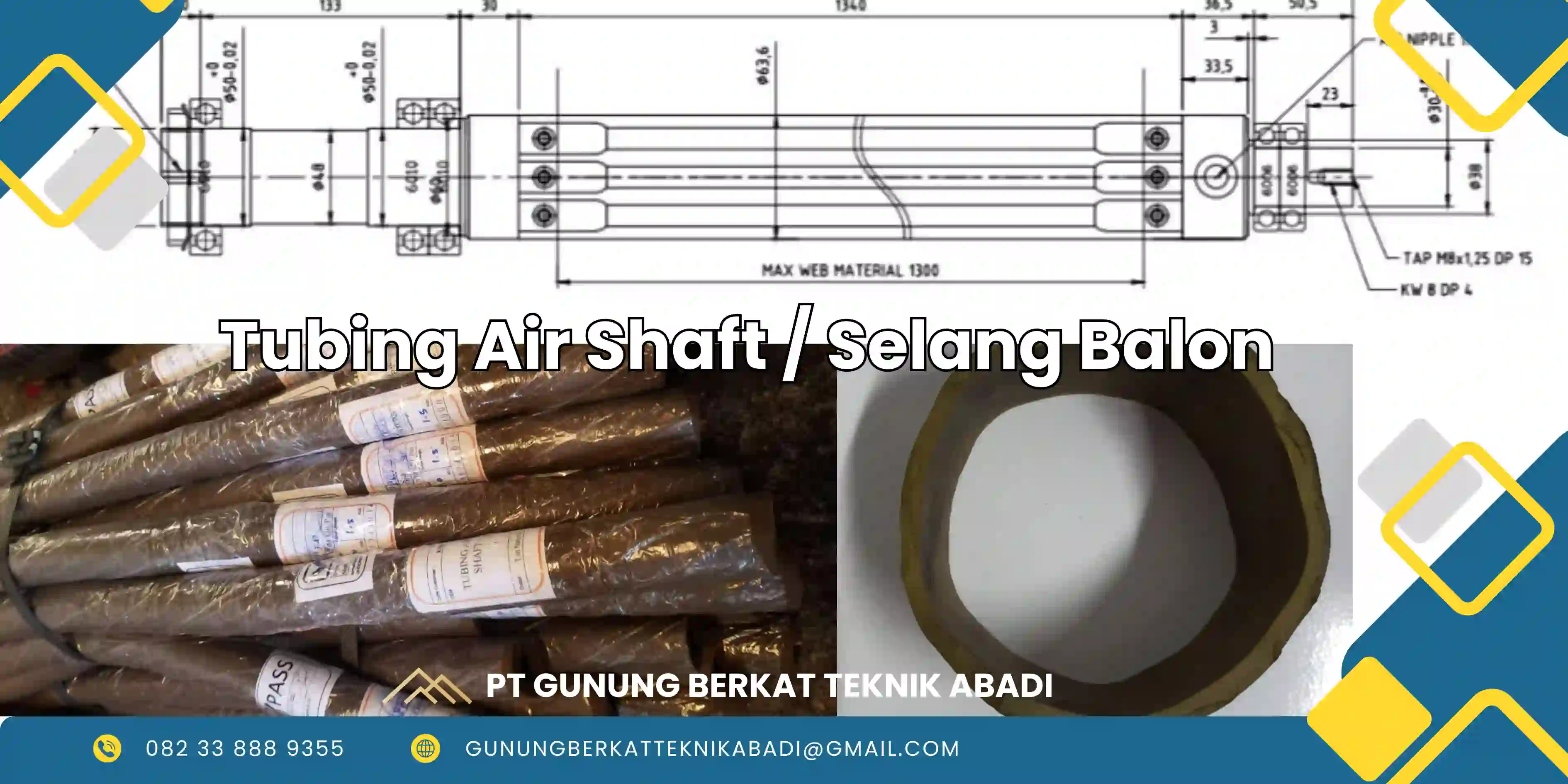 Tubing Air Shaft Hose / Selang Balon