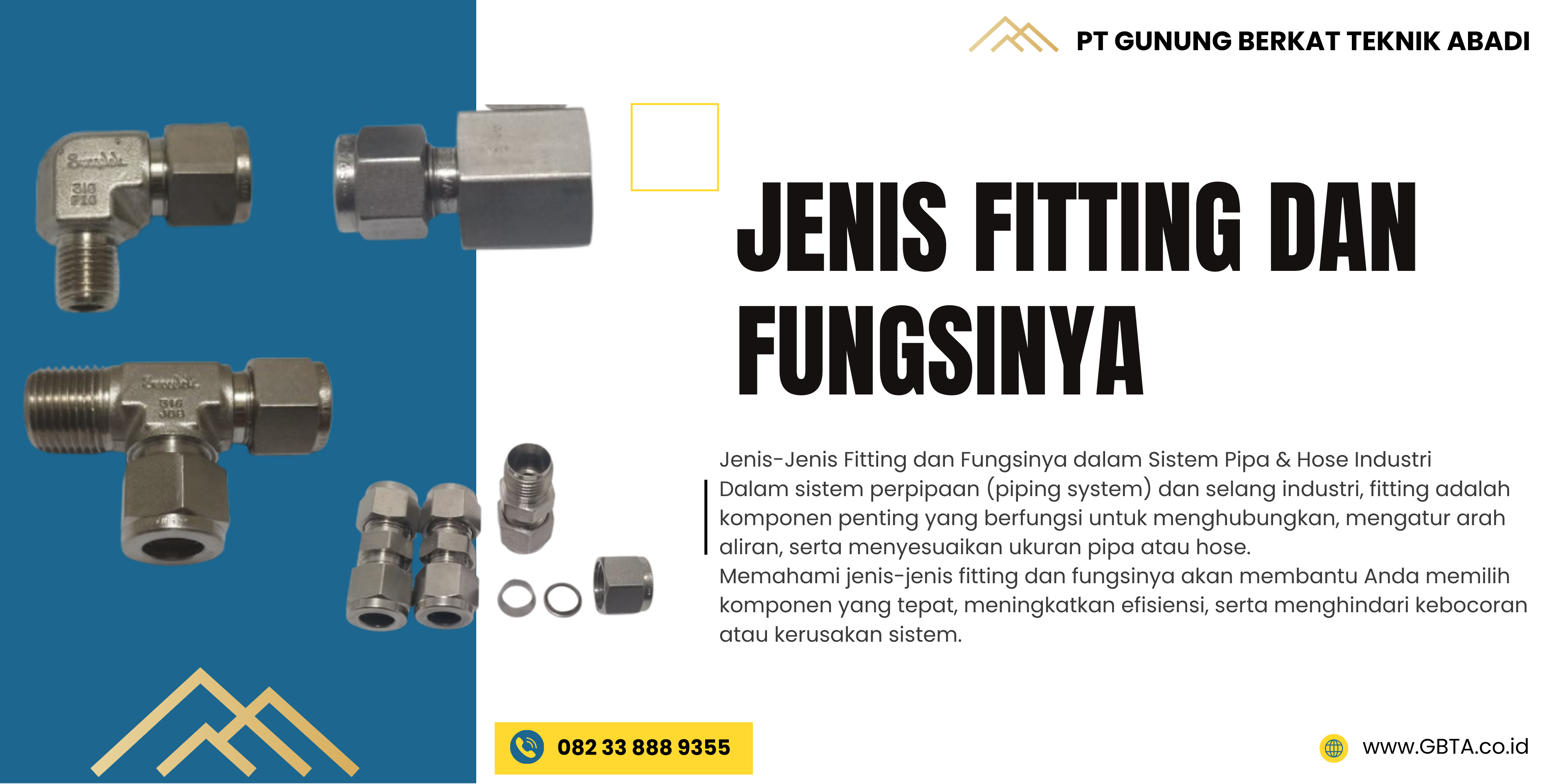 Jenis Fitting dan Fungsinya